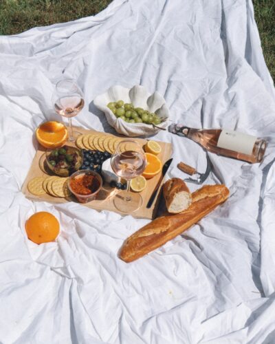Wijn picknick